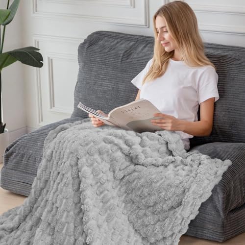 3 Pack Flannel Throw Blanket Bulk 320 GSM