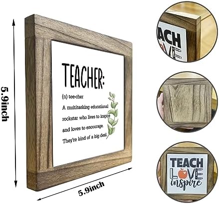 Gkwa Wooden Sign, Desk Décor, Teacher Definition