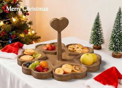 Charcuterie Board and Serving Set, Heart Shaped Christmas Funny