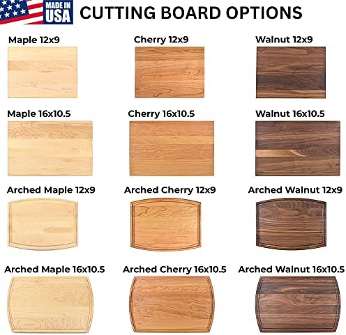 Handmade in USA - Wood Personalized Cutting Board - Unique Wedding