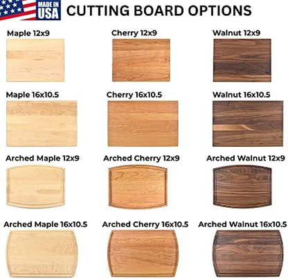 Handmade in USA - Wood Personalized Cutting Board - Unique Wedding