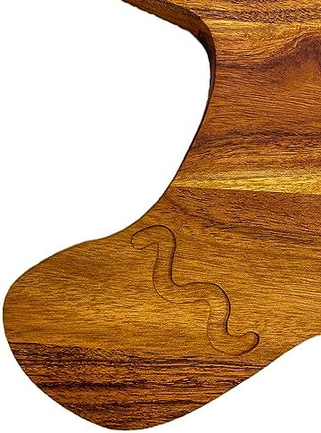Wood Cutting Board for Kitchen Christmas Gingerbread Shaped Wooden