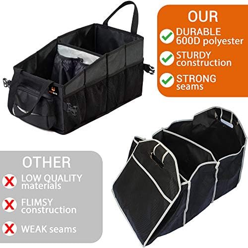 FoxBox Car Seat and Trunk Organizer, SUV Front or Back Seat Storage