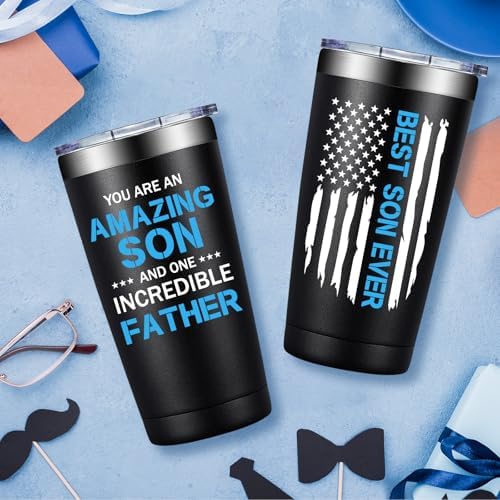 Fufandi Gifts for Son - You Are an Amazing Son Tumbler Cup 20oz