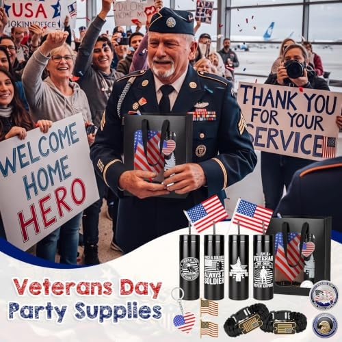 Kenning 56 Pcs Veterans Day Gift Set Military Appreciation