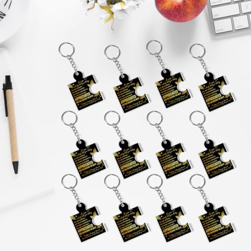 Team Appreciation Gifts Bulk Thank You Keychains for Coworkers