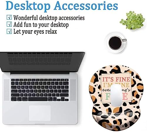 Mouse Pad, Ergonomic Mouse Pad with Wrist Support Pain Relief Comfort