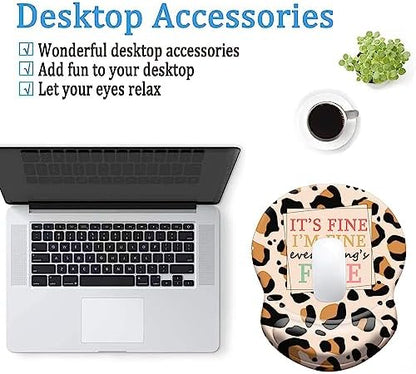 Mouse Pad, Ergonomic Mouse Pad with Wrist Support Pain Relief Comfort