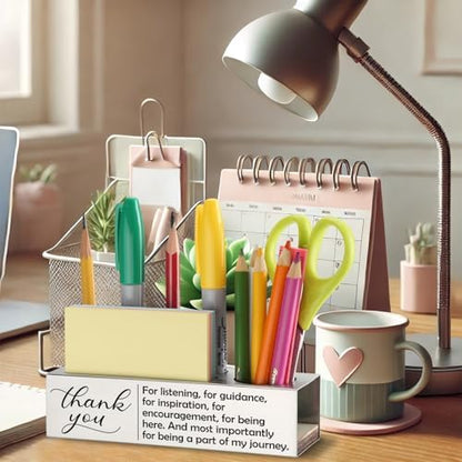 Appreciation Desk Pencil Holder Present Coworker Farewell Retirement