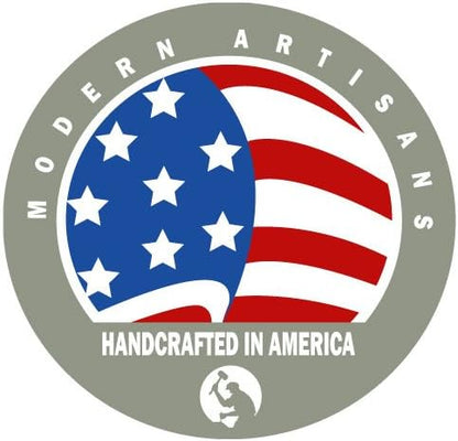 American Made Blown Glass Ring Holder, Blue/Green Color