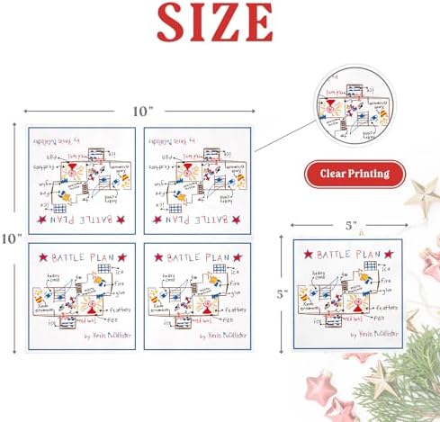 Home Alone Christmas Cocktail Napkins, 50 Pack Holiday Disposable
