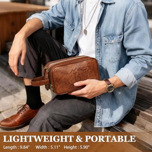 Mens Gifts for Birthday,Toiletries Travel Bag,Anniversary Groomsmen