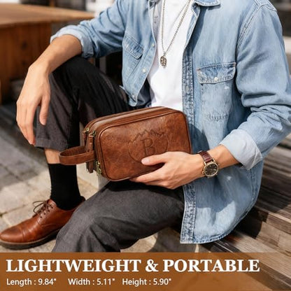 Mens Gifts for Birthday,Toiletries Travel Bag,Anniversary Groomsmen