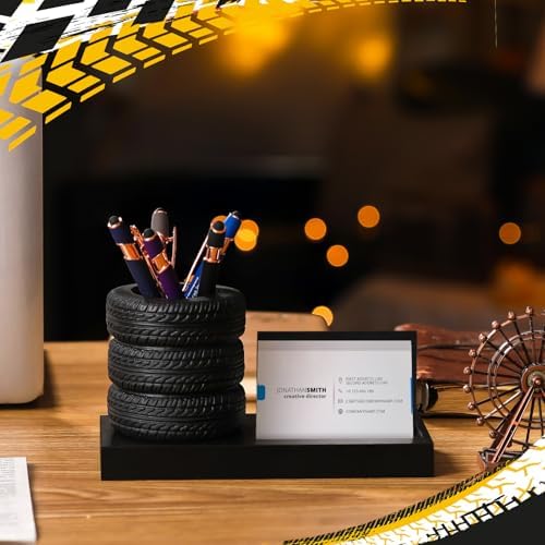Sherr Tire Shape Stationery Set Car Salesman Gift Tire Stack Pen
