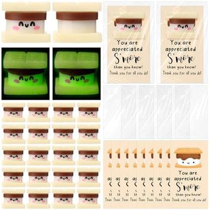Wettarn 90 Sets Emotional Luminous Smore Toys Positive Gift