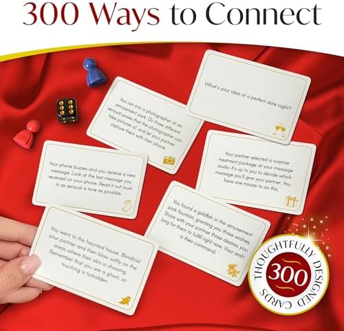 Romantic Couples Board Game – 300 Date Night Dares & Conversation