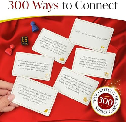 Romantic Couples Board Game – 300 Date Night Dares & Conversation