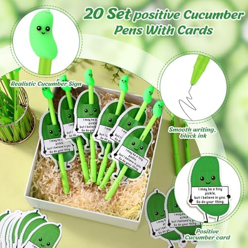 Spakon 20 Sets Employee Appreciation Gifts Bulk Funny Pens