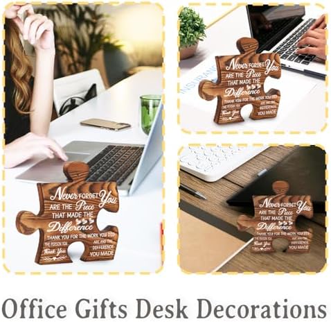 Thank You Gift Heartfelt Appreciation Plaque for Coworkers