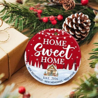ZAGKOO New Home Ornament 2026, First House Ornaments - New Home Gift