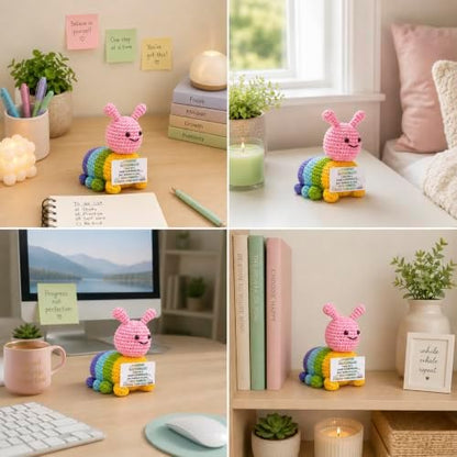 Birthday Gifts for Women Men - Mini Positive Crochet Animals