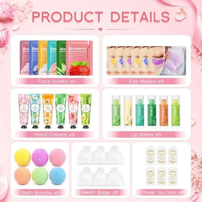42 PCS Spa Party Supplies, Party Favor Gifts for Women, Goodie Bag