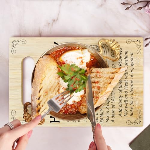 Birthday Gifts for Women - Recipe For a Happy Birthday Bamboo Cutting