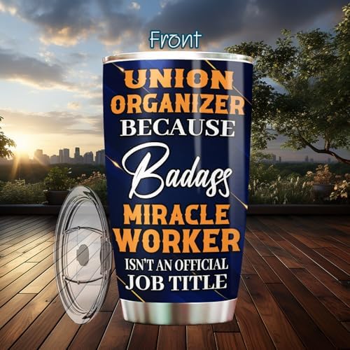 Union Organizer Tumbler 20oz – Stainless Steel Insulated Travel Mug