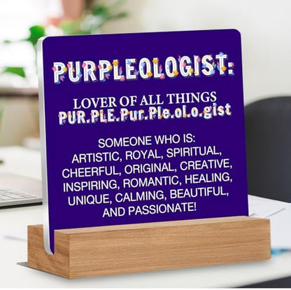 Purple Gifts for Women Men, Birthday Gifts for Mom Sister Friends