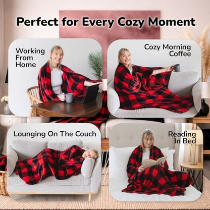 Super Blanky Wearable Blankets for Women & Men, Dorm Room Essentials