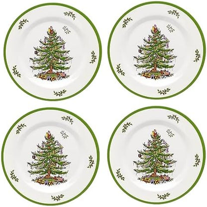 Spode – Christmas Tree – Melamine Salad Plates - Set of 4