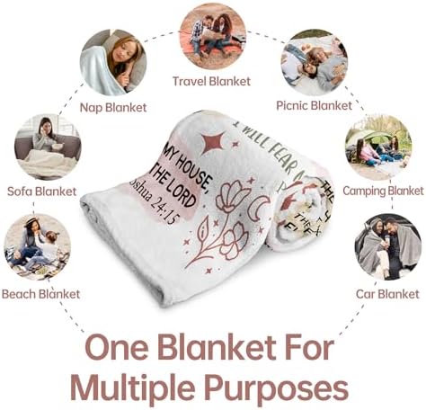 Christian Gifts for Women, Christian Blanket, Birthday Gifts for Women