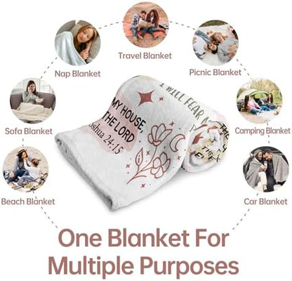 Christian Gifts for Women, Christian Blanket, Birthday Gifts for Women