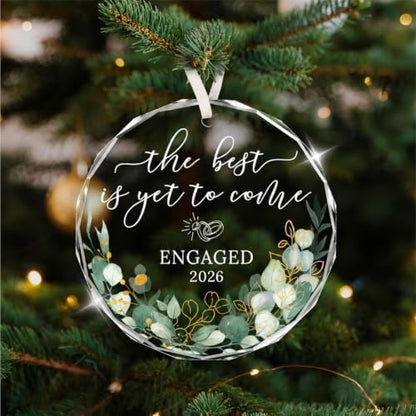 FUCDTEFC Wedding Gift for Couples,The Best is Yet to Come - Engaged