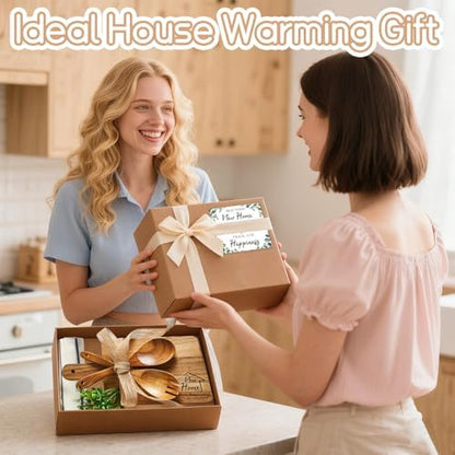 1 Sets Housewarming Gifts Wooden Cutting Board for Couples New Home