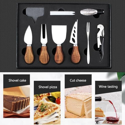 14 Piece Cheese Knife Set, Charcuterie Boards Accessories