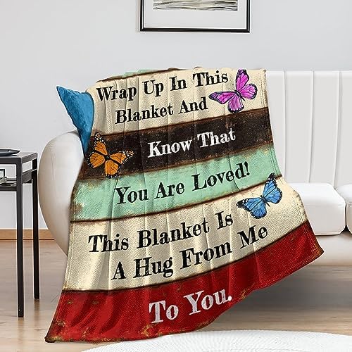 Get Well Gifts for Women Blanket After Surgery Warm Hugs Inspirational
