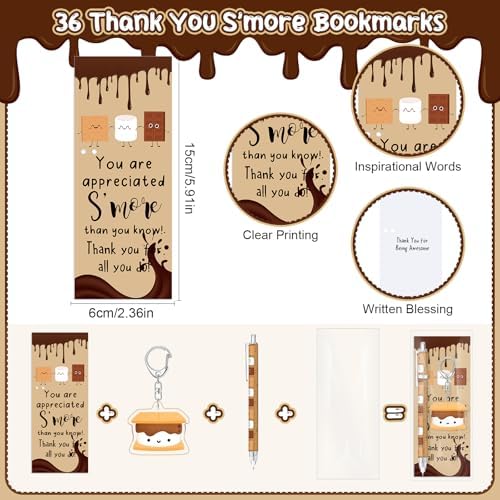 Sayglossy 36 Sets Employee Inspirational Gifts Bulk, You Are S'more