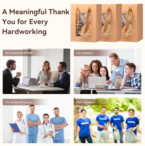 40 Pcs/8 Sets Employee Appreciation Gifts Glass Cups with Coasters