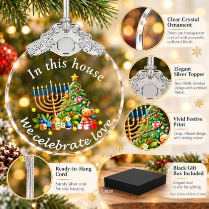 Christmas Ornaments Hanukkah Ornaments for Tree Jewish Chanukah Gifts