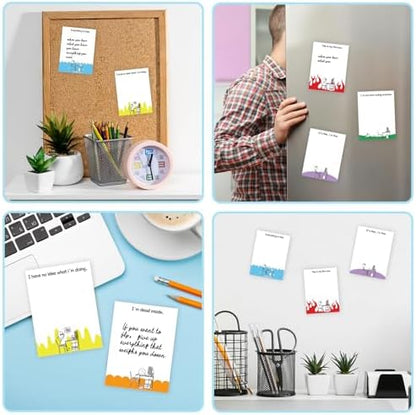 24 Sets Sarcastic Sticky Notes Sleazy Greetings Memo Fun Notepads