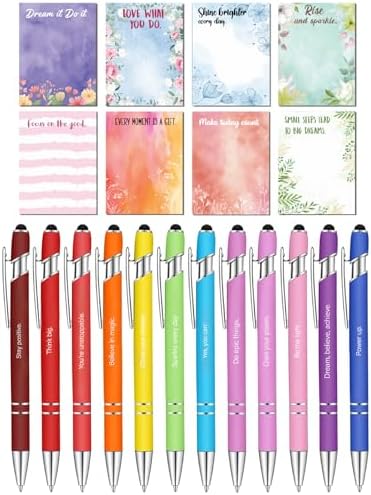 Mr. Pen- Inspirational Sticky Notes and Stylus Pens, 20 Pack