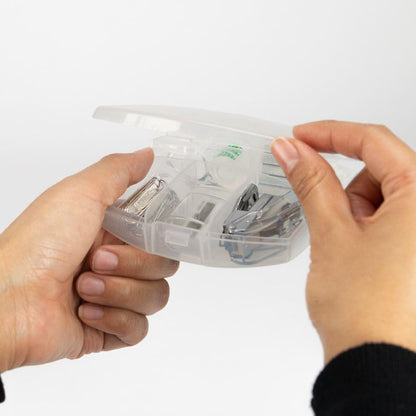 LD Clear Mini Office Supply Kit, Portable Case (Stapler, Scissors & More)