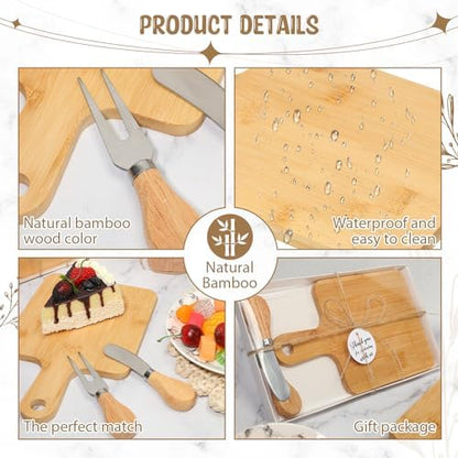 Nuogo 16 Set Bamboo Charcuterie Boards Christmas Wedding Party