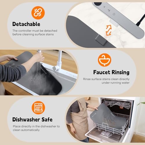 Homelove Warming Mat for Food - Electric Warming Tray with 7-Level