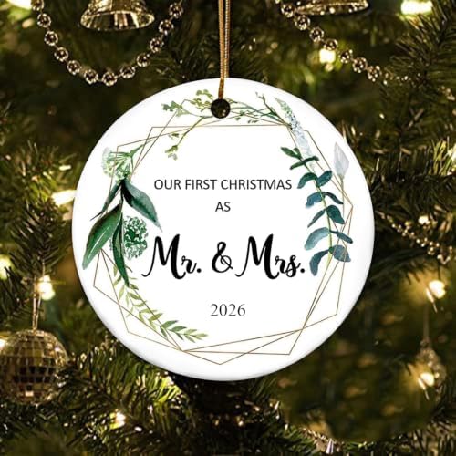 Wedding Gift for Couples 2026, Our First Christmas as Mr and Mrs