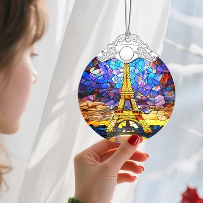 Christmas Ornaments: Stained Glass Ornament, Christmas Tree Ornament