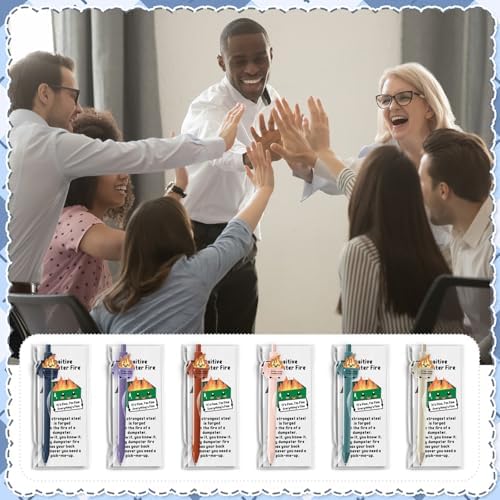 Sayglossy 30 Sets Dumpster Fire Pens Gift Desk Accessories Funny Work