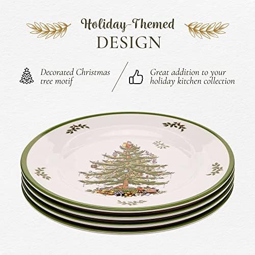 Spode – Christmas Tree – Melamine Salad Plates - Set of 4