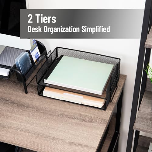 Mind Reader Stackable Paper Tray, Desktop Organizer, File Storage